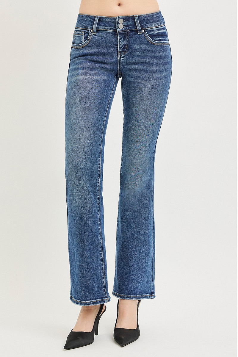 Bootcut-jeans med låg midja, bild 1